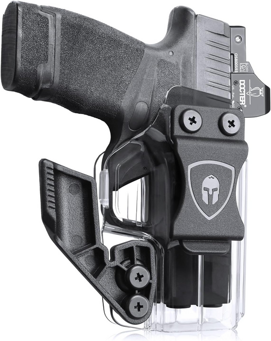Clear Polymer IWB Holsters with Claw | Springfield Hellcat / Hellcat RDP / Hellcat OSP Red Dot Optics Cut