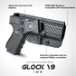 Carbon Fiber Kydex IWB Holster | Glock 17/19/23/26/32 Gen 4,5/19X/44/45