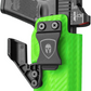 Carbon Fiber Kydex Red Dot Optics Cut, Claw Wing IWB Holster | Glock 17/19/19X/44/45 Gen 1-5 & Glock 23/32 Gen 3-4