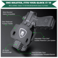 Carbon Fiber Kydex OWB Red Dot Sights Optics Cut, Trigger Guard Holster | Glock 17/19/23/26/32(Gen 4, 5)19/44/45