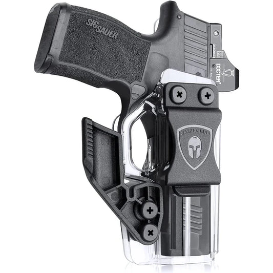Clear Polymer IWB Holsters with Claw | P365XL/P365/P365 SAS/P365X Red Dot Optics Cut